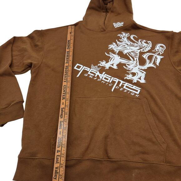 No Boundaries Graphic Hoody S 34-36 Y2K Open Gates Hoodie - Picture 5 of 9